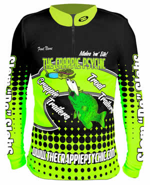 Crappie Pyschic Sublimated Jersey